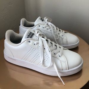 Adidas Neo White Sneakers in women’s 9
